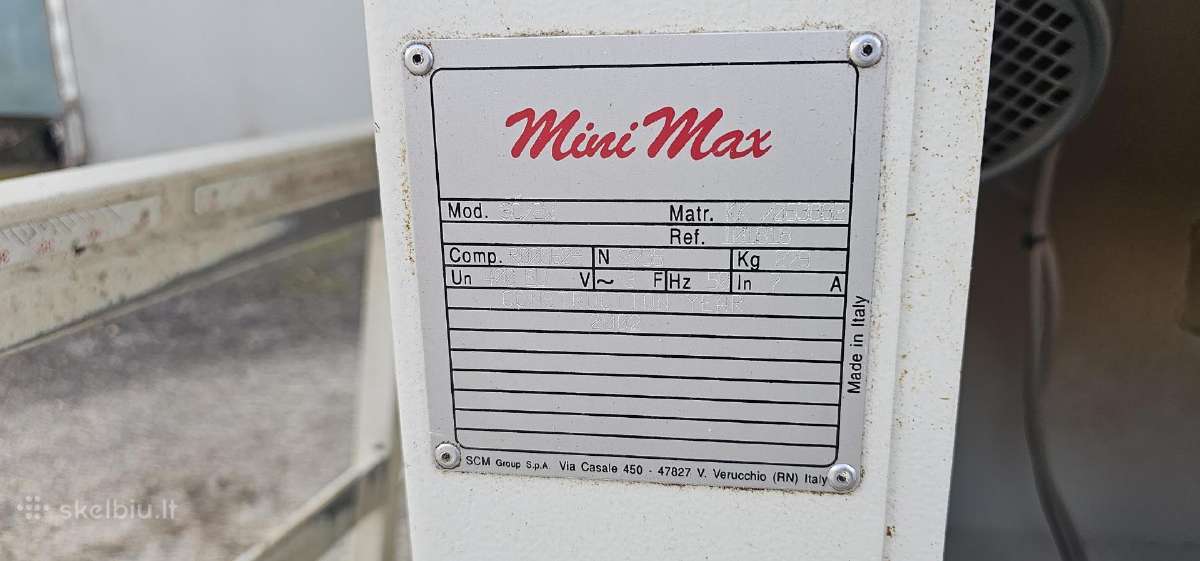 Naudotos formatinio pjovimo staklės Minimax Sc 2w - nuotraukos Nr. 5