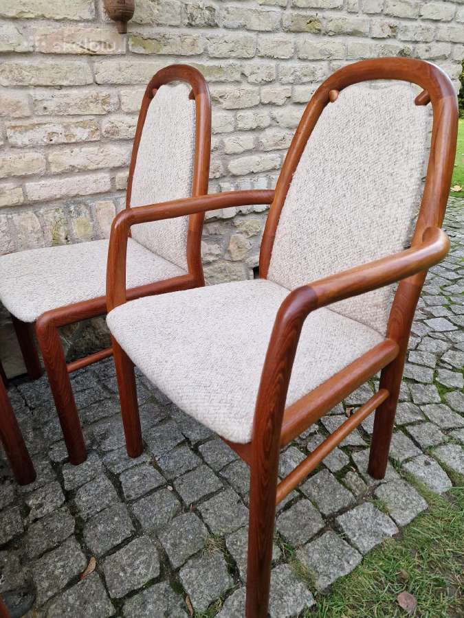 Vintažinės mid century tikmedžio kėdės - nuotraukos Nr. 30