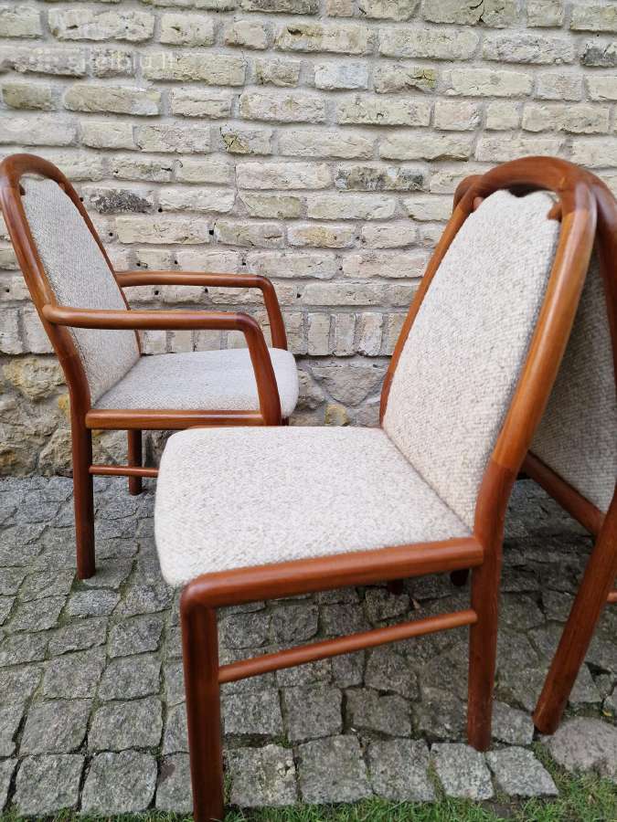 Vintažinės mid century tikmedžio kėdės - nuotraukos Nr. 31