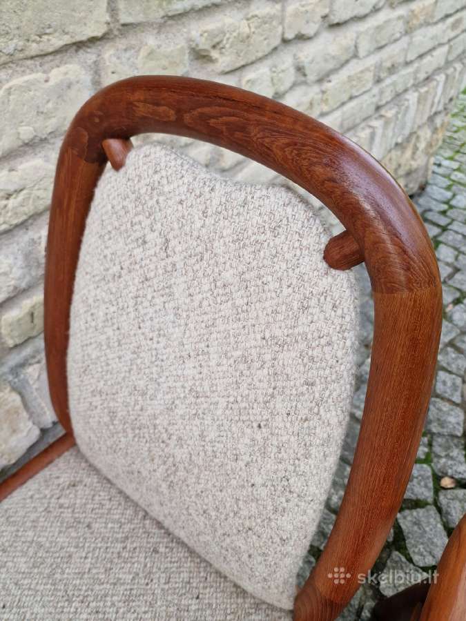 Vintažinės mid century tikmedžio kėdės - nuotraukos Nr. 35