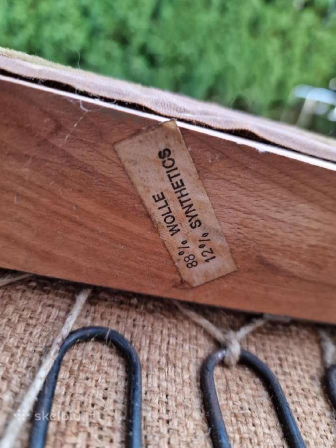 Vintažinės mid century raudonmedžio kėdės - nuotraukos Nr. 25