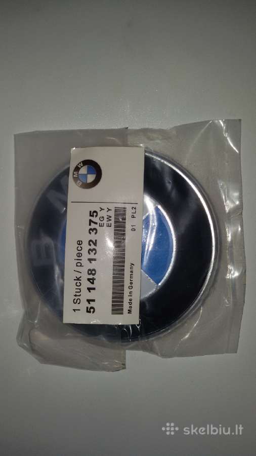 Bmw zenkliukai emblemos ant kapoto ir bagazines - nuotraukos Nr. 3