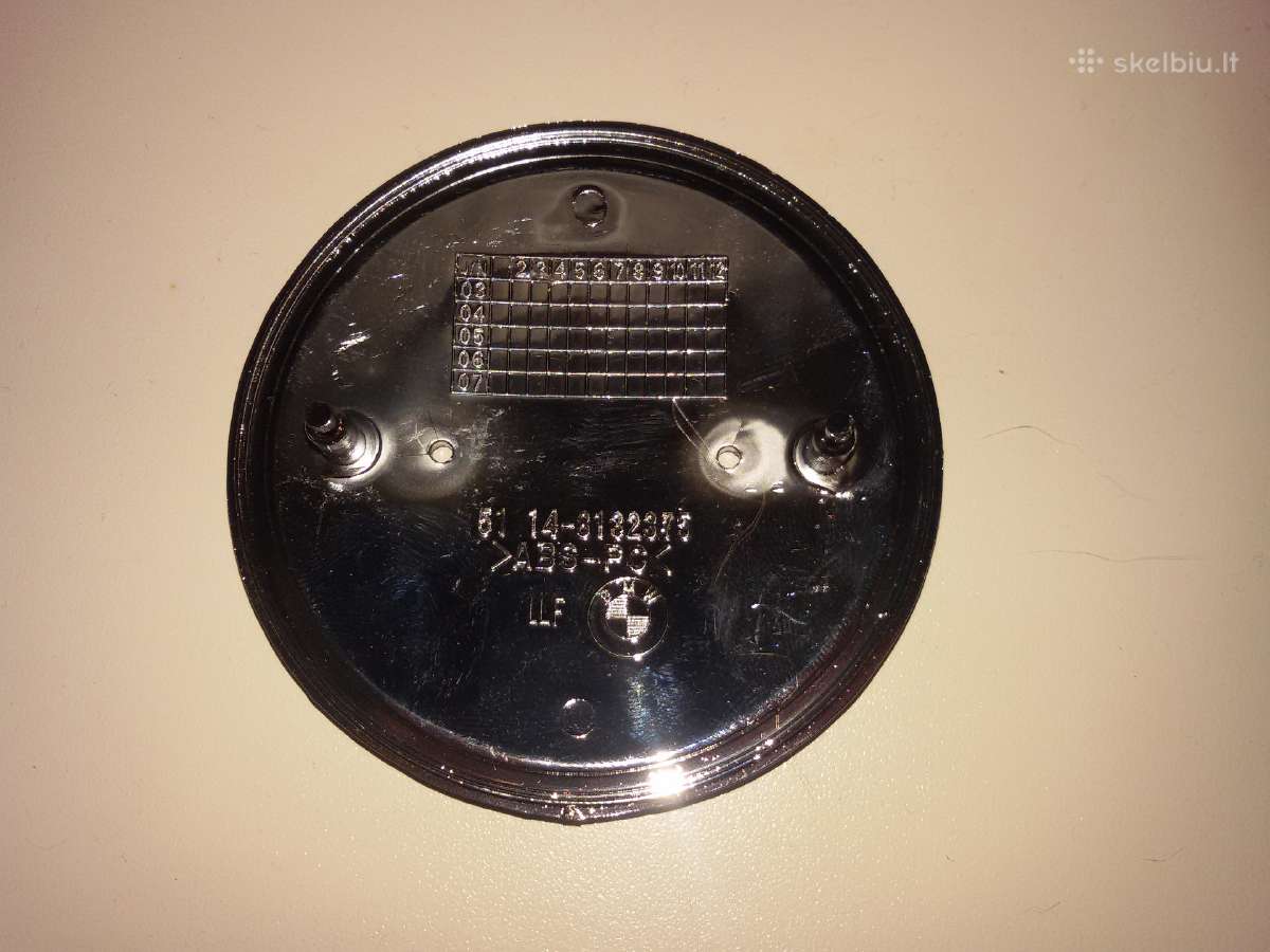 Bmw zenkliukai emblemos ant kapoto ir bagazines - nuotraukos Nr. 6