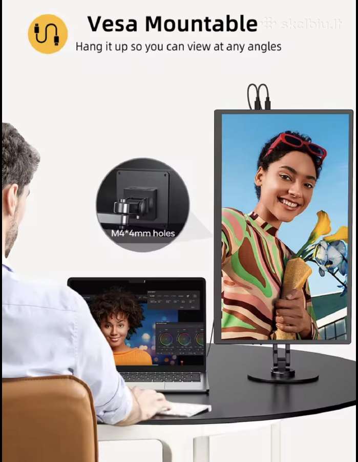 Liečiamas mobilus 18,5 usb-c Hdmi monitorius - nuotraukos Nr. 5