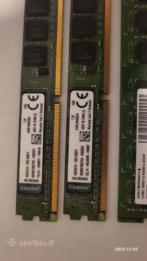 Ramai Ddr3, po 4 GB - nuotraukos Nr. 2