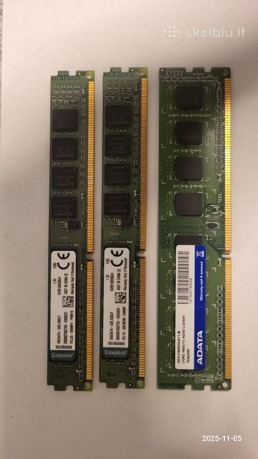 Ramai Ddr3, po 4 GB - nuotraukos Nr. 3