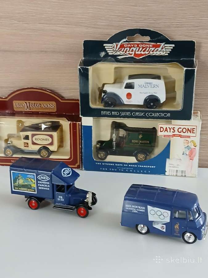 Angliški retro modeliukai