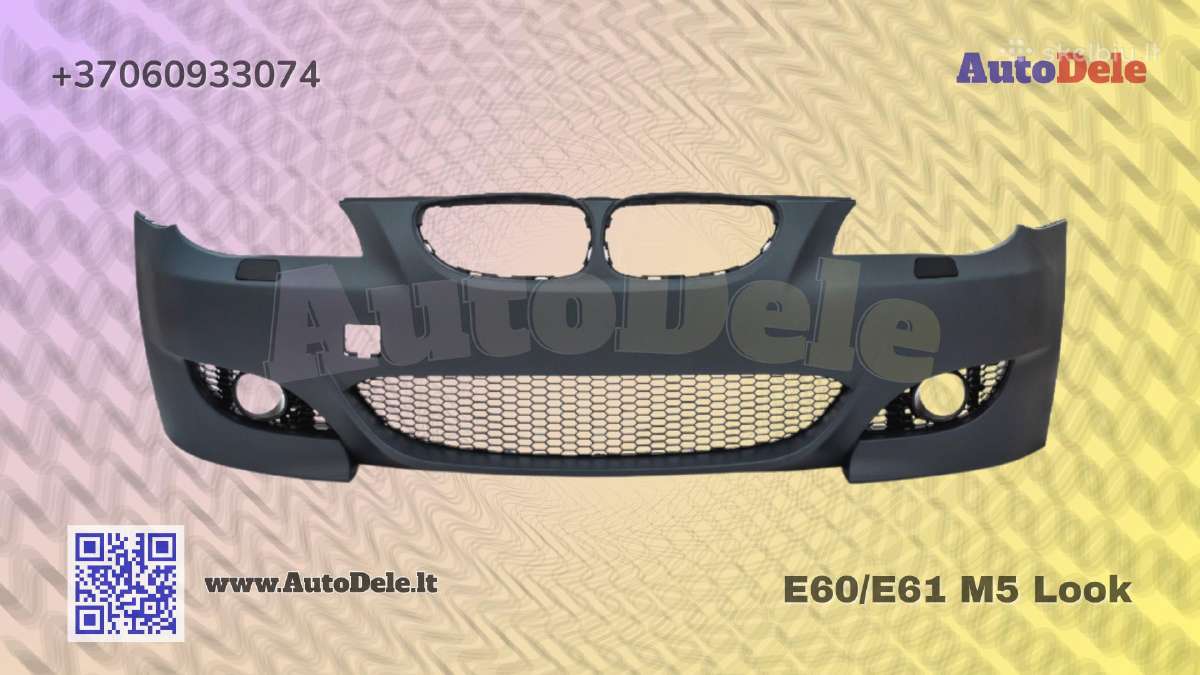 Priekinis Bmw E60 Bamperio Komplektas M5 Look