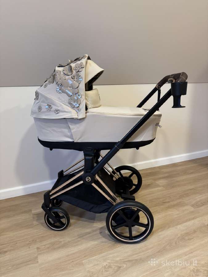 Cybex E-priam V4 Rose Gold 3in1 vežimėlis - nuotraukos Nr. 2
