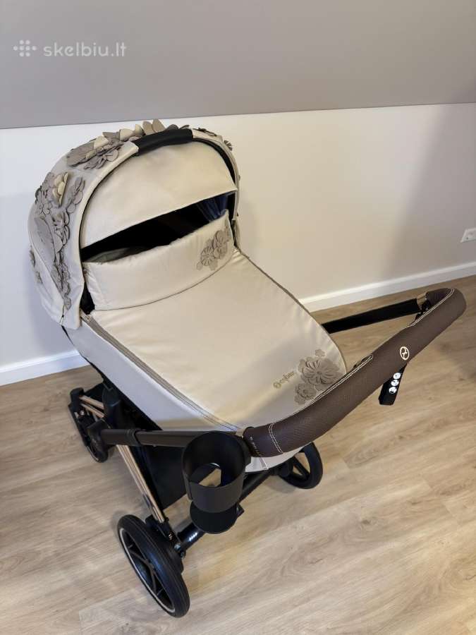 Cybex E-priam V4 Rose Gold 3in1 vežimėlis - nuotraukos Nr. 3