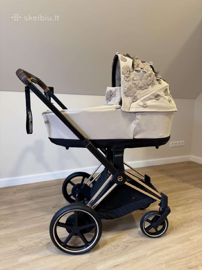 Cybex E-priam V4 Rose Gold 3in1 vežimėlis - nuotraukos Nr. 5
