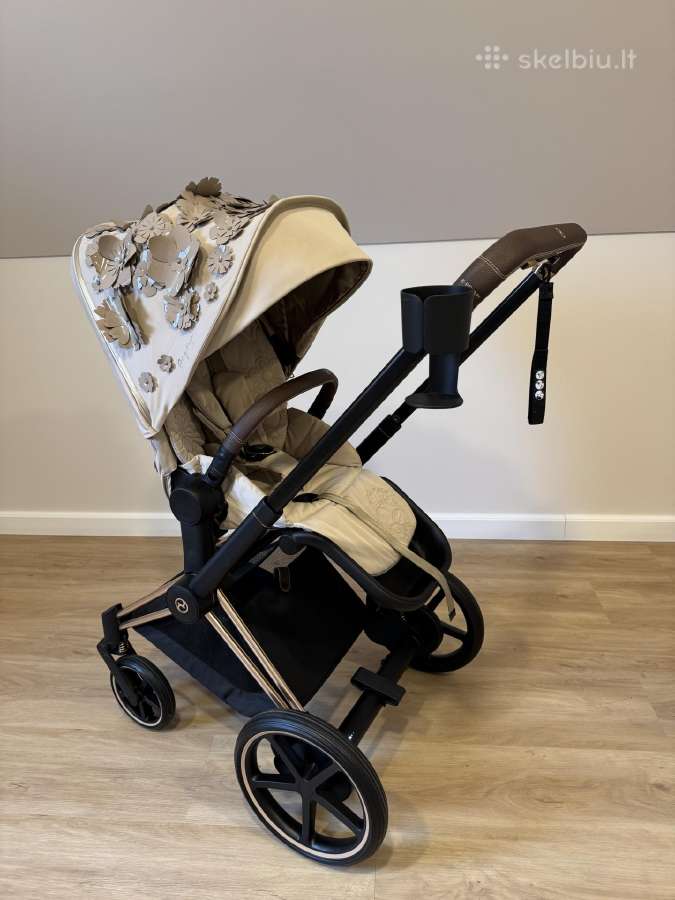 Cybex E-priam V4 Rose Gold 3in1 vežimėlis - nuotraukos Nr. 9