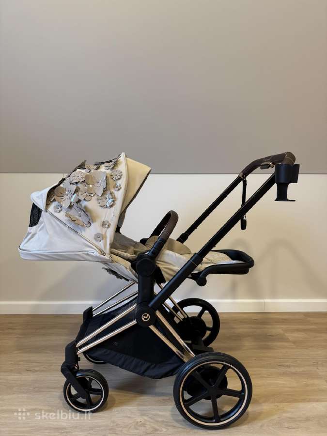Cybex E-priam V4 Rose Gold 3in1 vežimėlis - nuotraukos Nr. 10