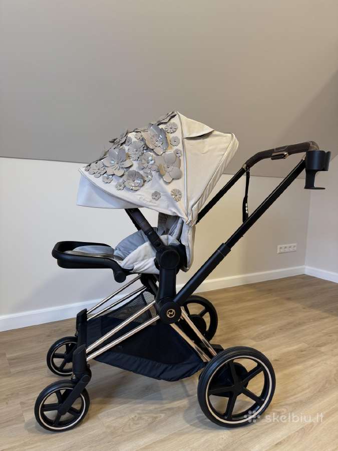 Cybex E-priam V4 Rose Gold 3in1 vežimėlis - nuotraukos Nr. 11