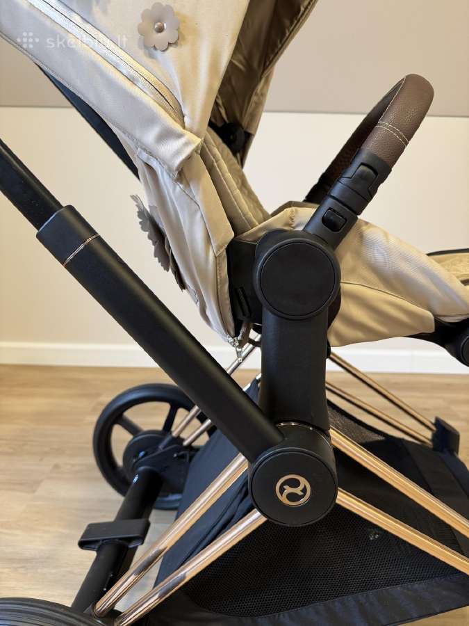 Cybex E-priam V4 Rose Gold 3in1 vežimėlis - nuotraukos Nr. 13
