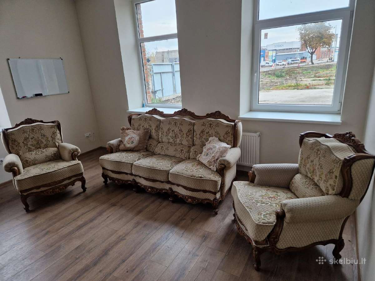 Svetainės sofa ir du foteliai - nuotraukos Nr. 4