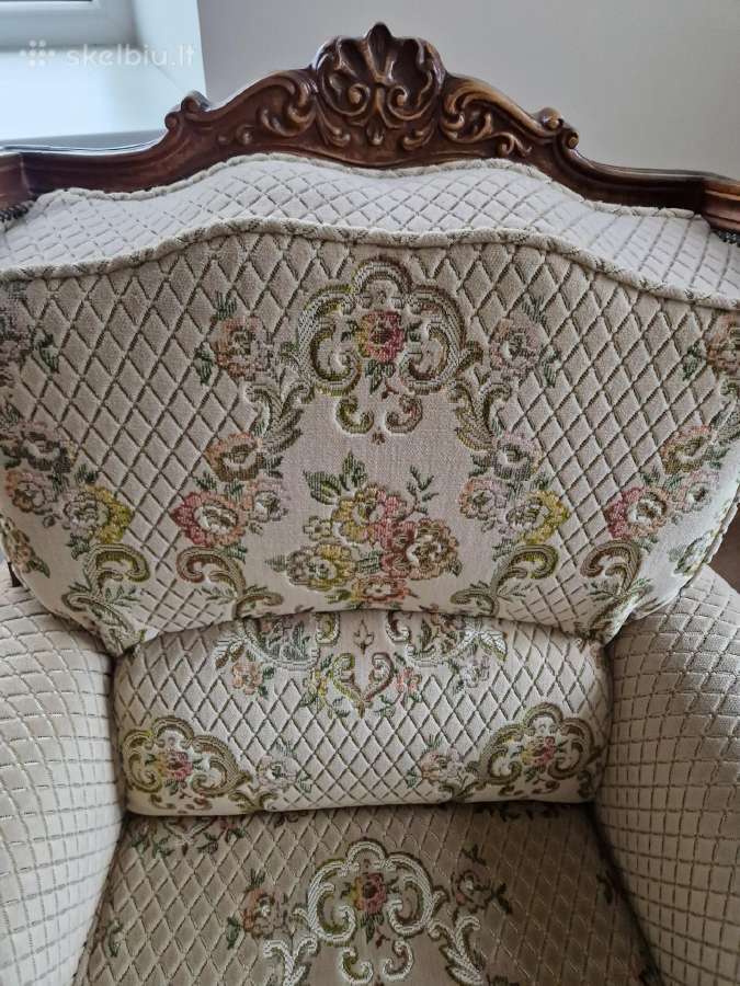 Svetainės sofa ir du foteliai - nuotraukos Nr. 8