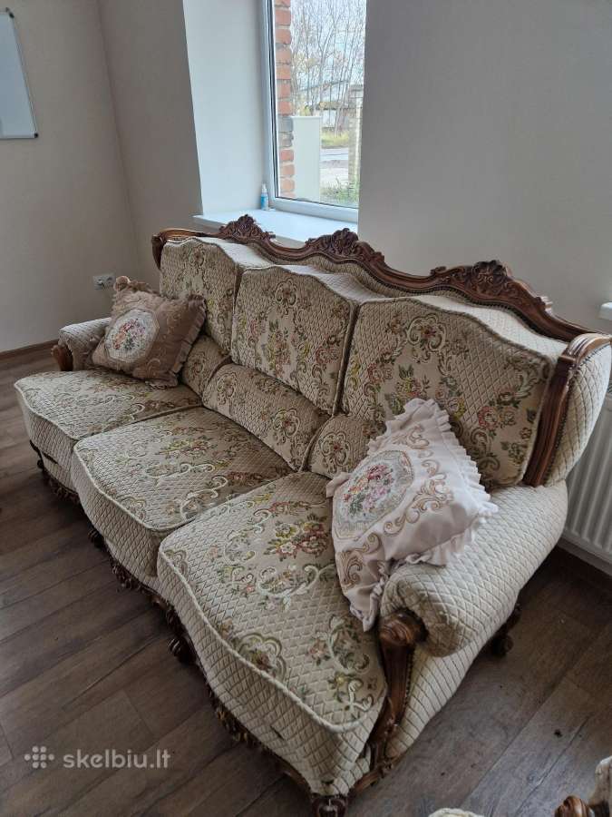 Svetainės sofa ir du foteliai - nuotraukos Nr. 12