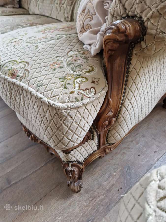 Svetainės sofa ir du foteliai - nuotraukos Nr. 13