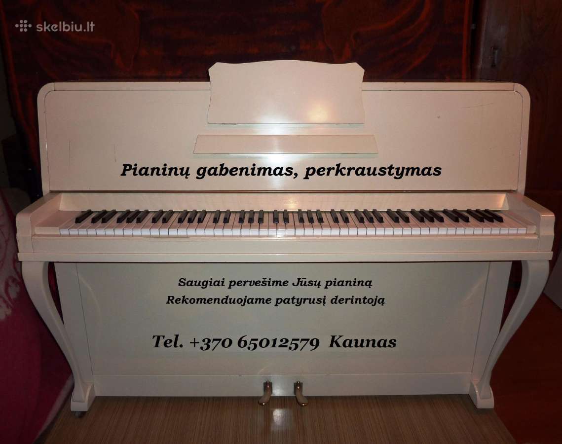 Pianinas, pianinai ir jų transportavimas