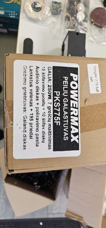 Elektrinis Juostinis peilių galąstuvas Pks775f - nuotraukos Nr. 7
