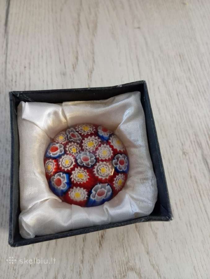 Millefiori stiklinis Prespapje