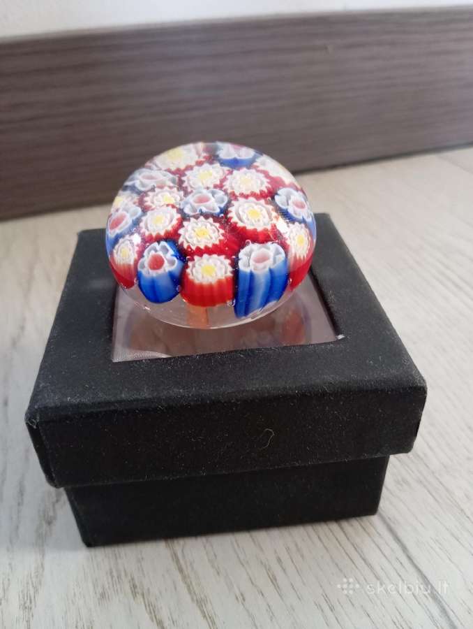 Millefiori stiklinis Prespapje - nuotraukos Nr. 2