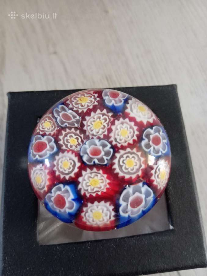 Millefiori stiklinis Prespapje - nuotraukos Nr. 3