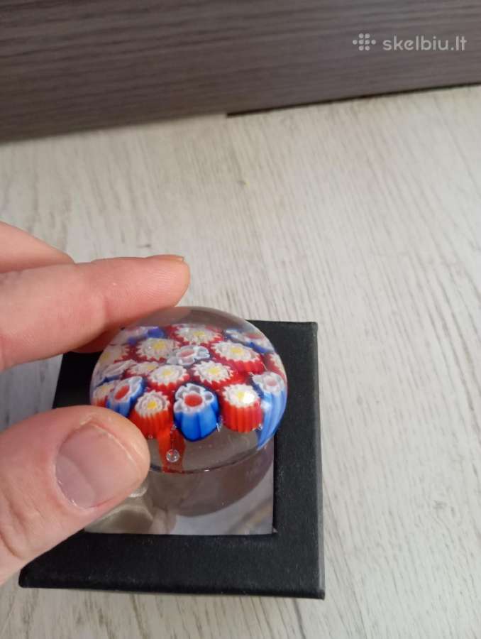 Millefiori stiklinis Prespapje - nuotraukos Nr. 6