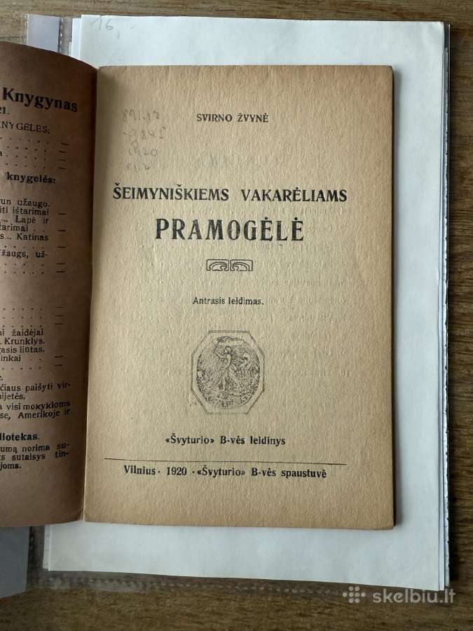 Šeimyniškiems vakarėliams pramogėlė 1920 - nuotraukos Nr. 2