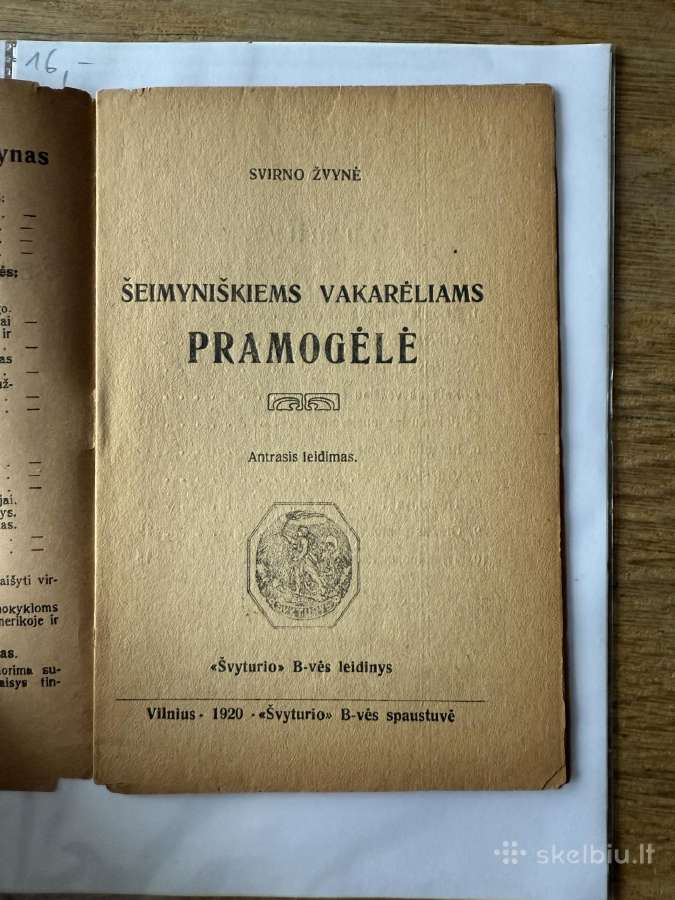 Šeimyniškiems vakarėliams pramogėlė 1920 - nuotraukos Nr. 2