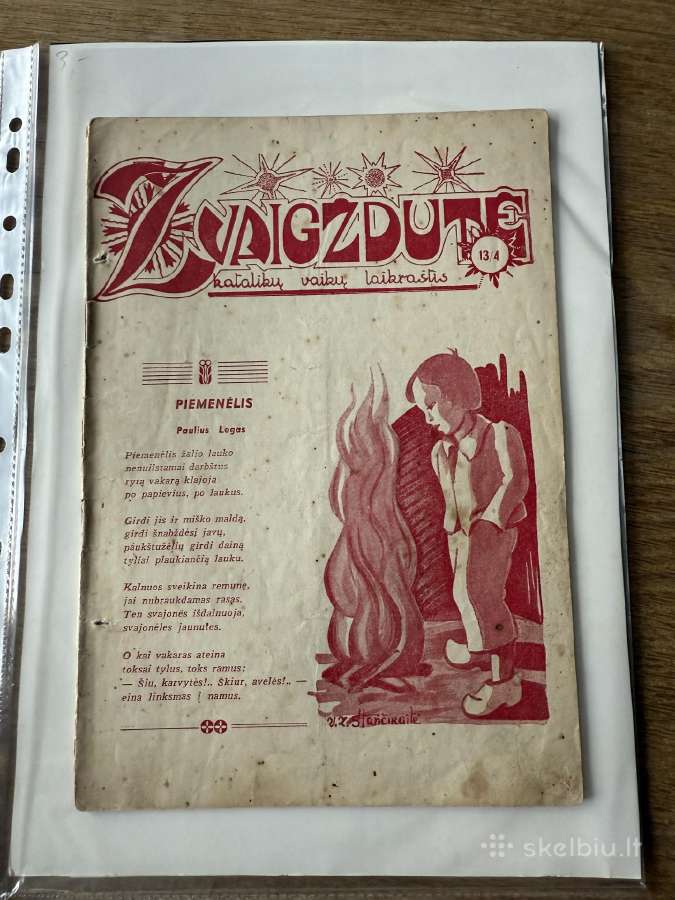 Žvaigždutė tarpukario laikraštis vaikams 1938