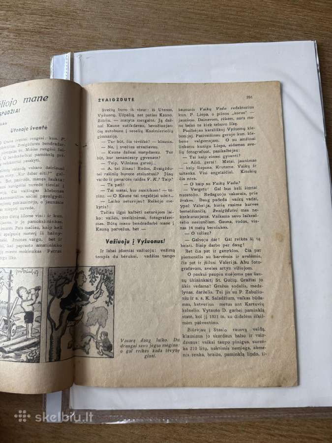 Žvaigždutė tarpukario laikraštis vaikams 1938 - nuotraukos Nr. 3