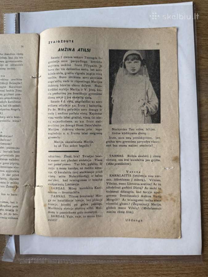 Žvaigždutė tarpukario laikraštis vaikams 1938 - nuotraukos Nr. 3