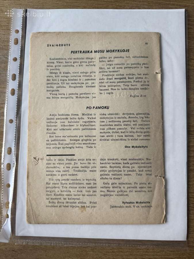 Žvaigždutė tarpukario laikraštis vaikams 1938 - nuotraukos Nr. 5