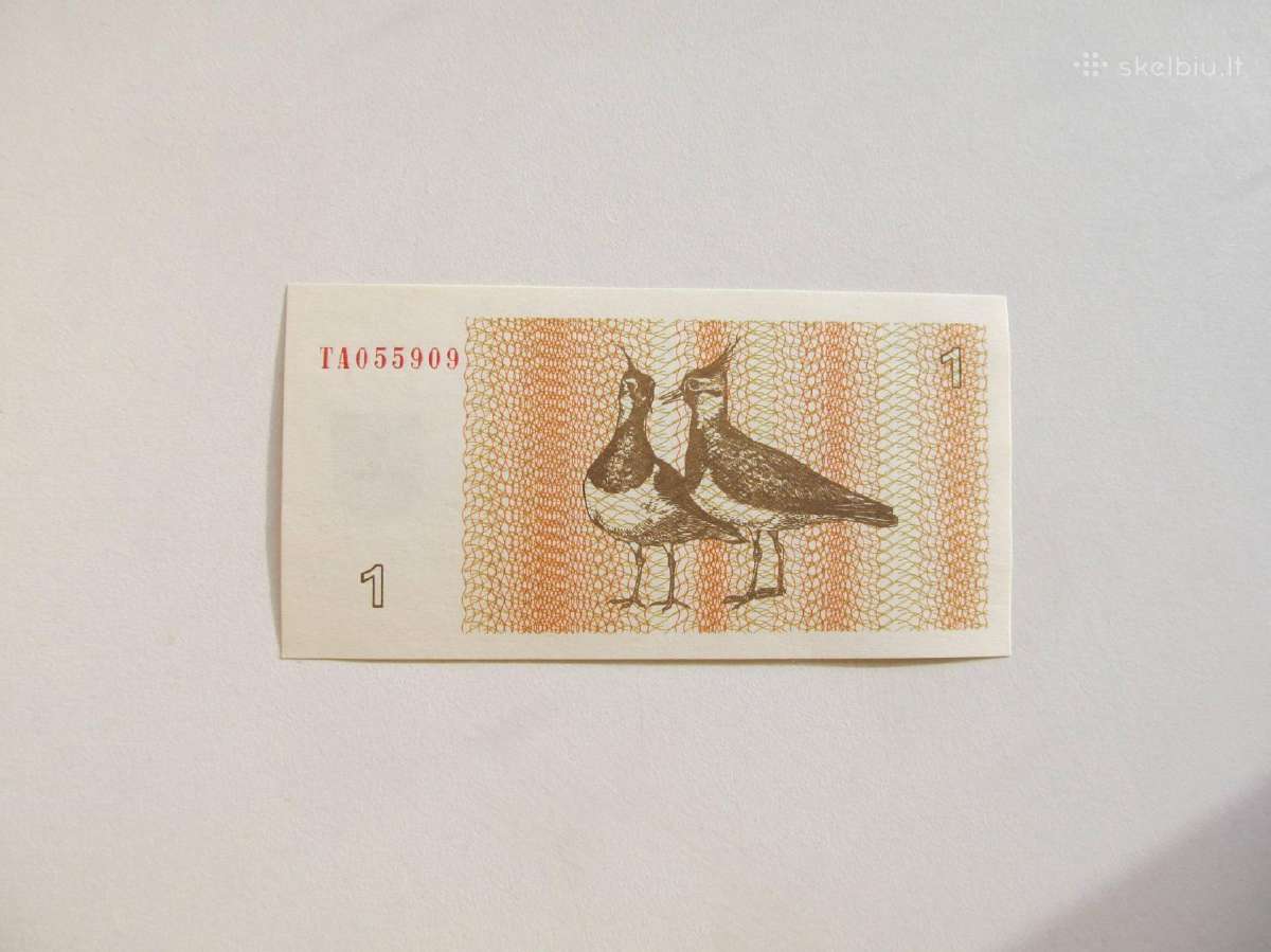 1 talonas , Lietuva , 1992 unc pempės .