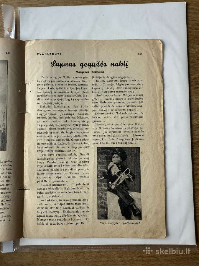 Žvaigždutė tarpukario laikraštis vaikams 1938 - nuotraukos Nr. 3