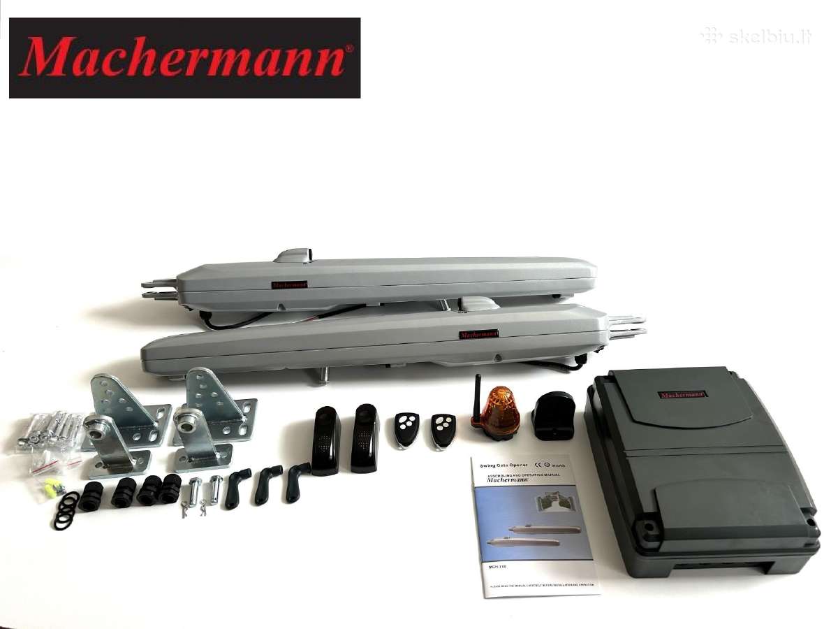Kiemo vartu automatika Machermann, montavimas - nuotraukos Nr. 8