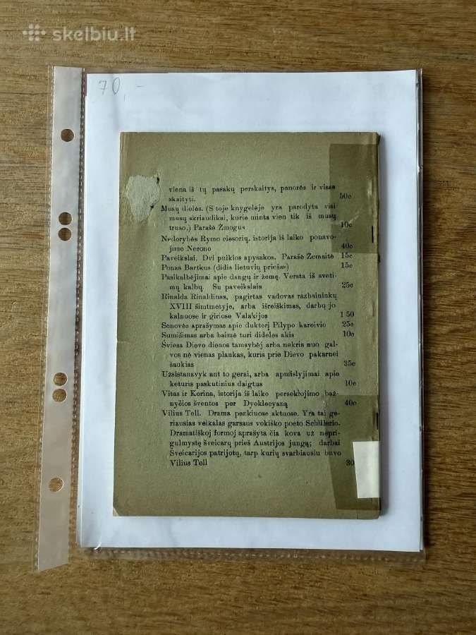Musų dielės. Per ką Lietuva kenčia 1901 - nuotraukos Nr. 6