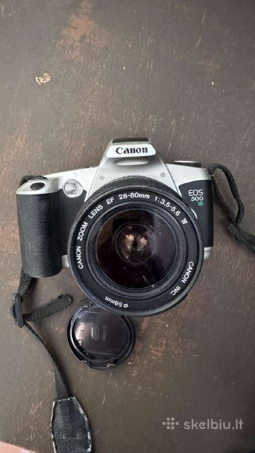 Juostinis Canon EOS 500n + 28-80cm
