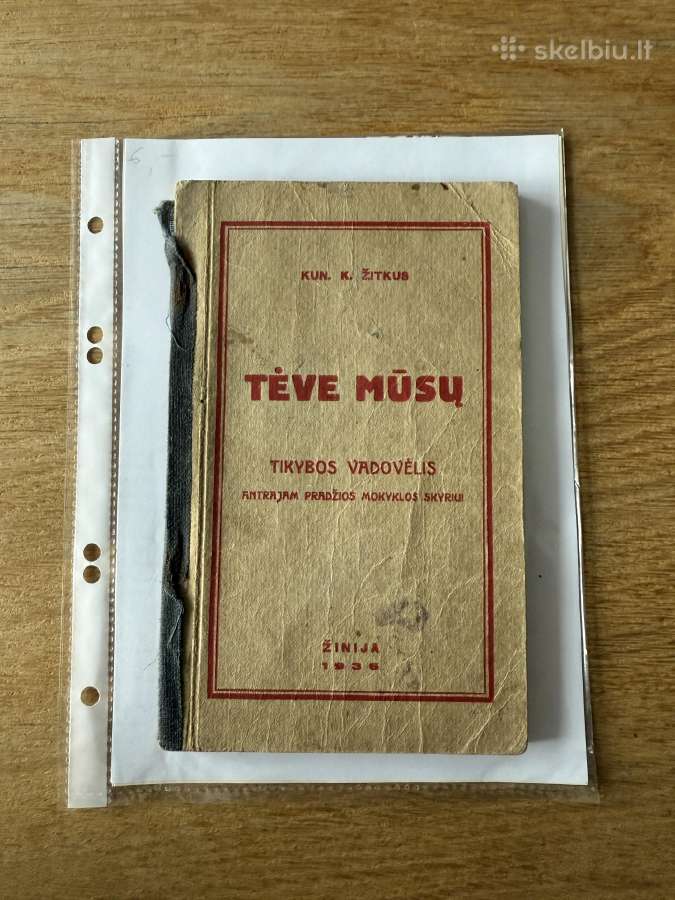 Tėve Mūsų. Tikybos vadovėlis 1936 m.