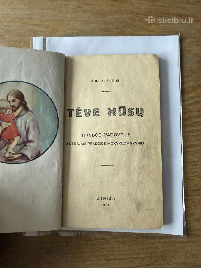 Tėve Mūsų. Tikybos vadovėlis 1936 m. - nuotraukos Nr. 2