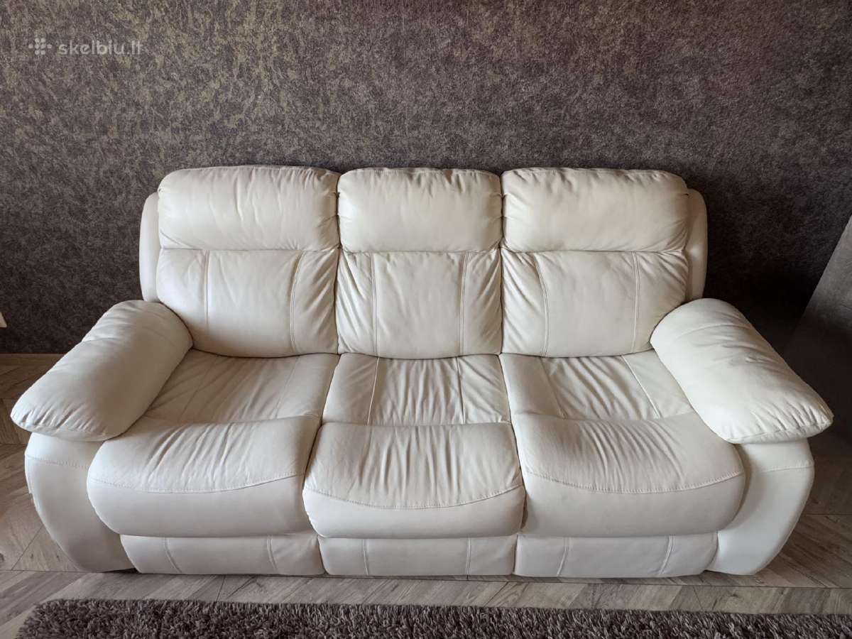 Odinė sofa - nuotraukos Nr. 2
