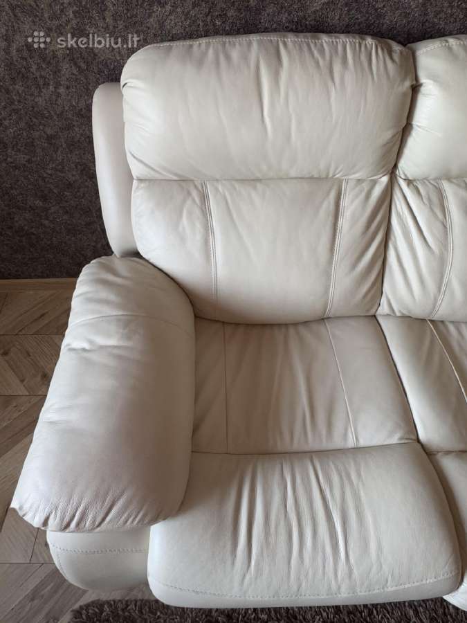 Odinė sofa - nuotraukos Nr. 3