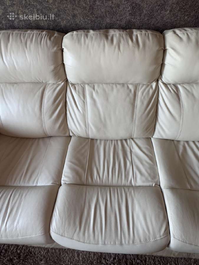 Odinė sofa - nuotraukos Nr. 4