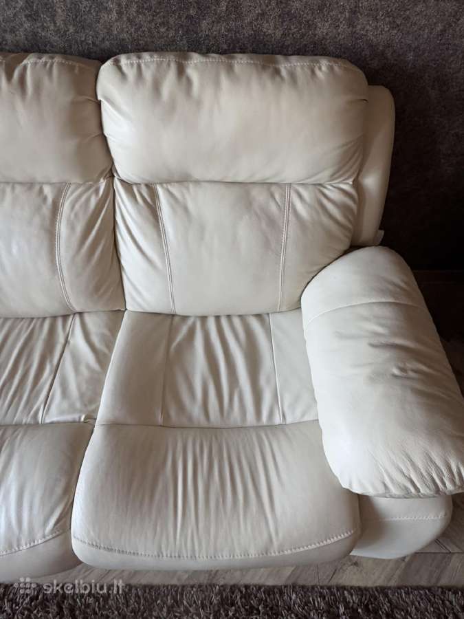 Odinė sofa - nuotraukos Nr. 5