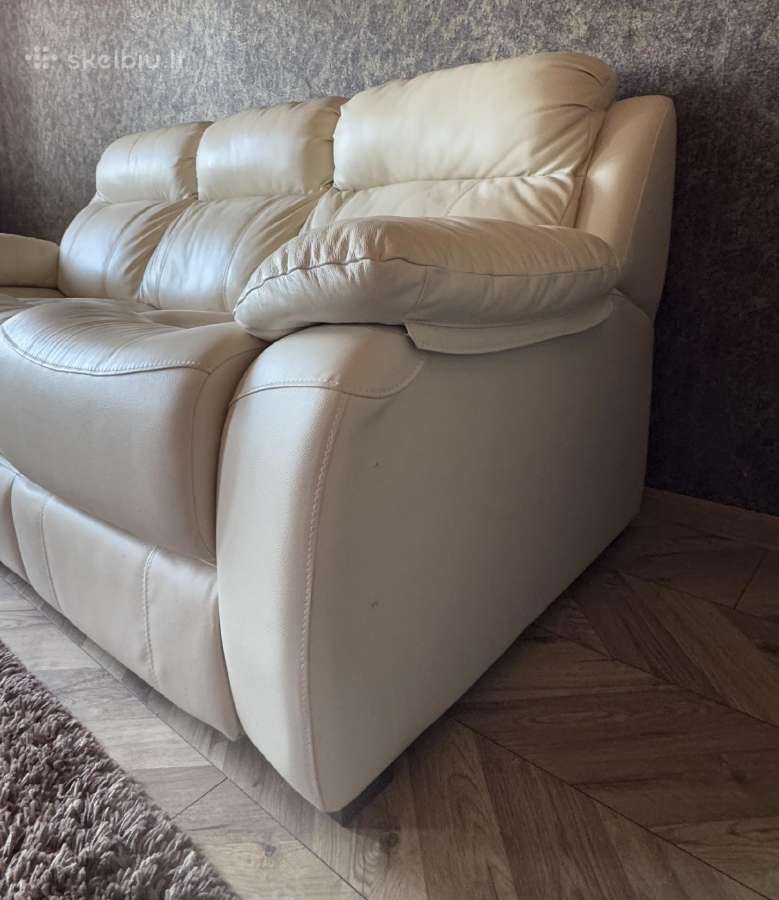 Odinė sofa - nuotraukos Nr. 6