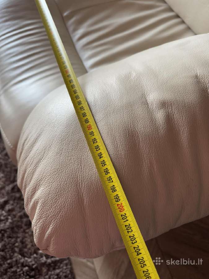 Odinė sofa - nuotraukos Nr. 8