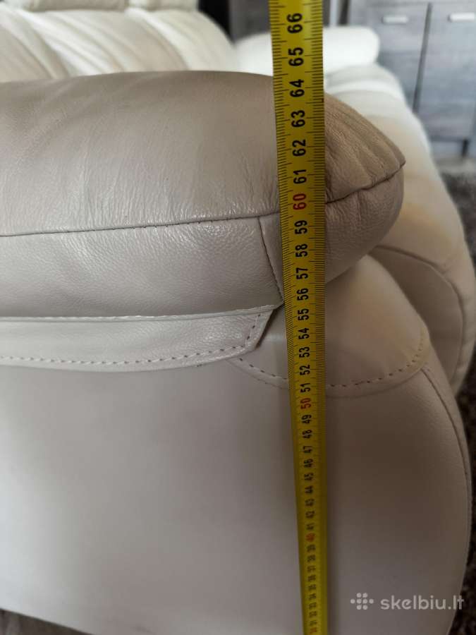 Odinė sofa - nuotraukos Nr. 10