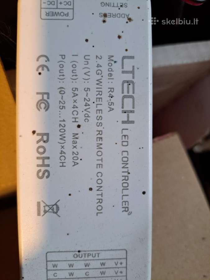 LED valdiklis Ltech R4 -5a - nuotraukos Nr. 2